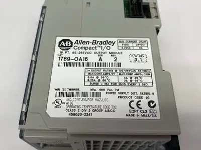 New | in-Stock Allen Bradley Ser. A CompactLogix Digital Output Module 16-Point PLC Input & Output Michigan US | Maverick Industrial Sales #1390740