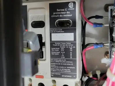 40hp, 600V, 100A, FVNR Starter, Size 3