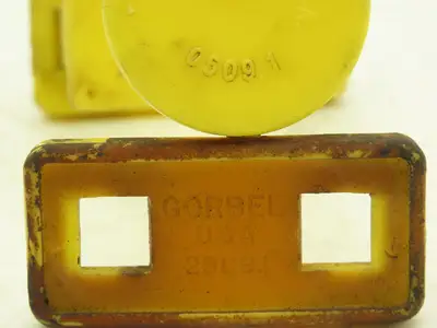 Gorbel 0509.1 Crane Festoon Cable Glider Yellow Plastic 250/500lb Lot of 15
