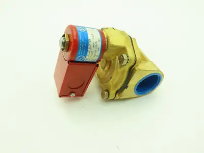 Skinner Lancer 2LG2LBJ7125 Brass Solenoid Valve 2-Way NC 120V 125 PSI 1-1/4" NPT