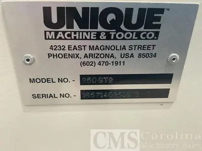 Used UNIQUE MODEL 250GT2 DOOR MACHINE Door Machines North Carolina US | CAROLINA MACHINERY SALES #1281278