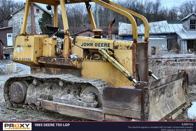 Used 1985 DEERE 750 LGP Bulldozers Pennsylvania US | Proxy Equipment #1378146