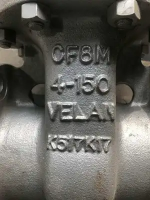 Velan F12-0064C-13GX 4″ 316 Stainless Manual Gate Valve CF8M 275PSI @ 100°F
