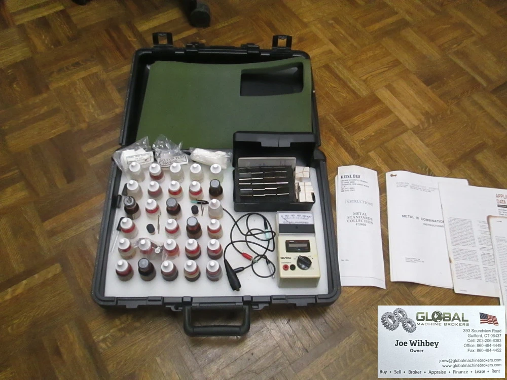 Koslow Metal identification Lab Kit #1899, Used, Sorts 21 Elements