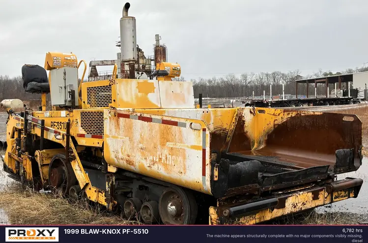 Used 1999 BLAW-KNOX PF-5510 Asphalt Pavers Louisiana US | Proxy Equipment #1382389