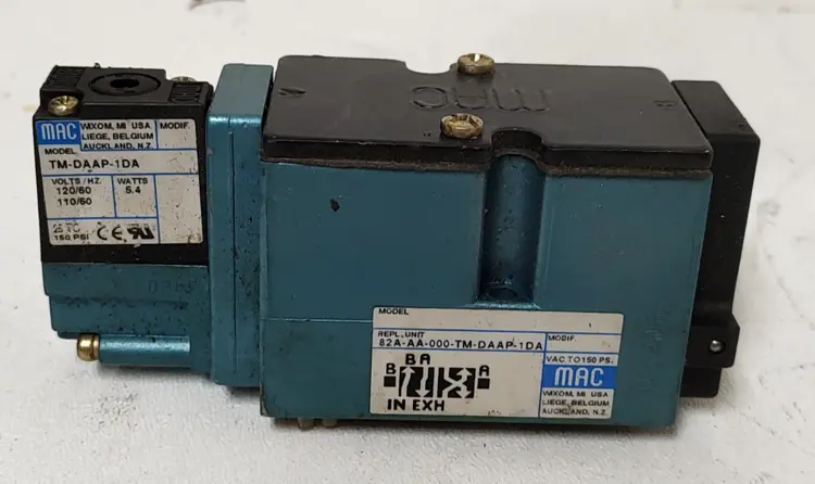 Used M·A·C 82A-AA-000-TM-DAAP-1DA Solenoid Valves Kentucky US | Edwards Industrial Repair #1062166