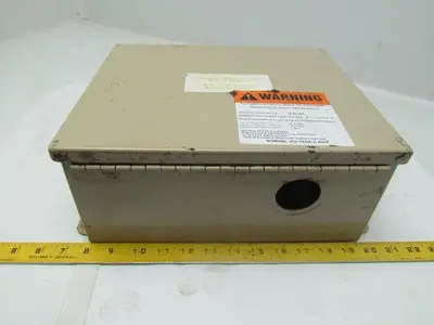 Hoffman 12X10X5" type 12 & 13 Electrical Enclosure With Backplate