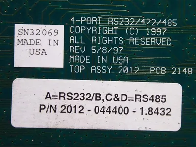 Rovsing Dynamics RO2010 Communication Processor Module Used