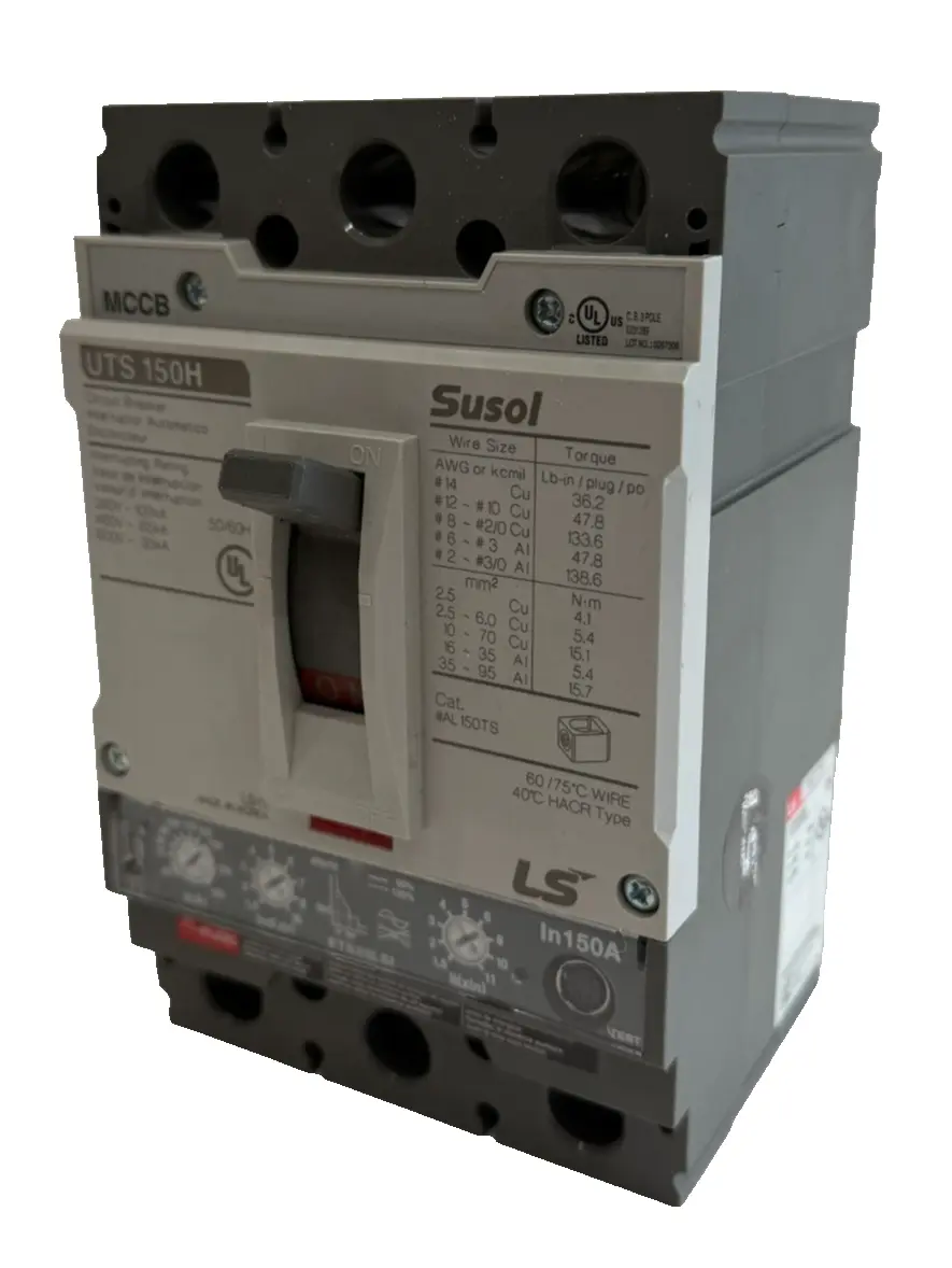 NEW SUSOL UTS150H CIRCUIT BREAKER MCCB 150A 3-POLE