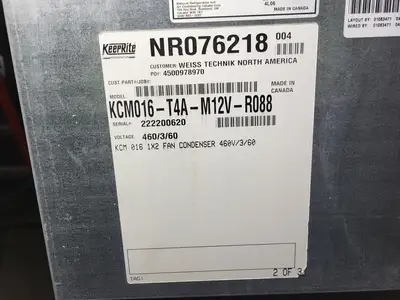 USED KEEPRITE KCM016-T4A-M12V-R088