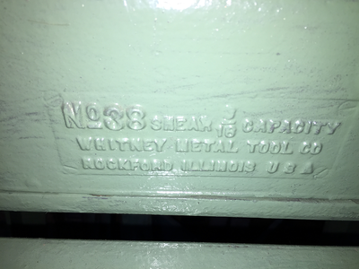 Used _UNKNOWN_ _UNKNOWN_ Sheet Metal Shears New Jersey US | H. Weiss Machinery & Supply #1231777