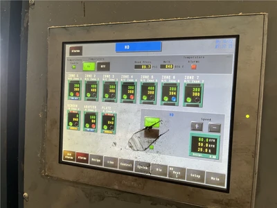 4.5" Davis Standard Single Screw Ram Stuffing Extruder, Model 45IN45-34, 400HP, New in 2011