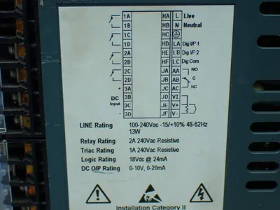 Used EUROTHERM 2408/ZC/VH/RR/XX/D5/RF/XX/YM/XX/ENG Temperature Controls Ohio US | HGR 24 #802962