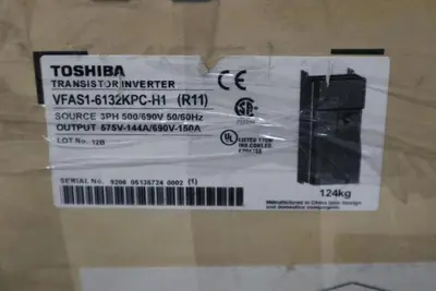 NEW TOSHIBA VFAS1-6132KPC-H1 (R11) ADJUSTABLE SPEED DRIVE 150HP STOCK S-268