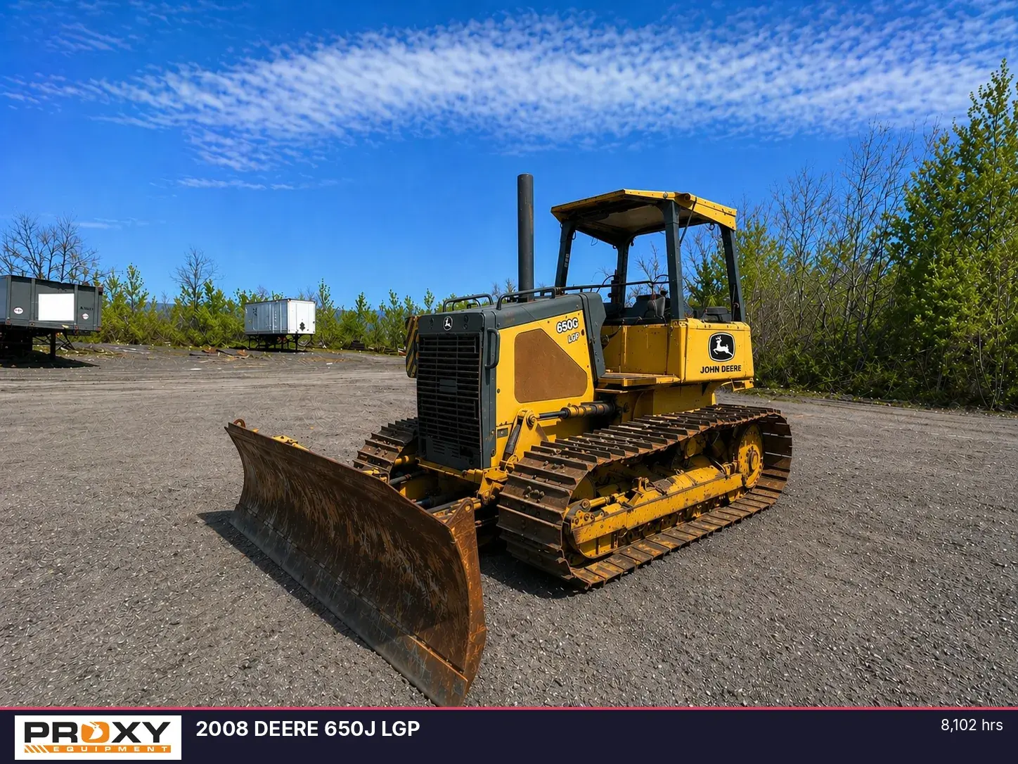 Used 2008 DEERE 650J LGP Bulldozers Pennsylvania US | Proxy Equipment #1388683