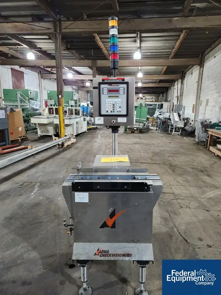 USED All-Fill All-Fill Alpha CheckWeighers Model CW-10 Check Weigher