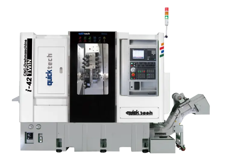 New | Build-to-Order QUICKTECH i-60 TWIN CNC Lathes Texas US | Harris Machine Tools, Inc. #406087