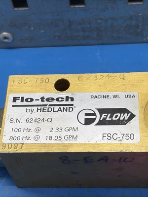 NEW Flo-Tech FSC 750