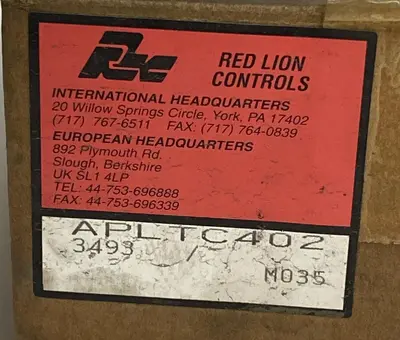 New | in-Stock RED LION CONTROLS APLTC402 Meters - Misc | Surplus Asset Holdings #1206930