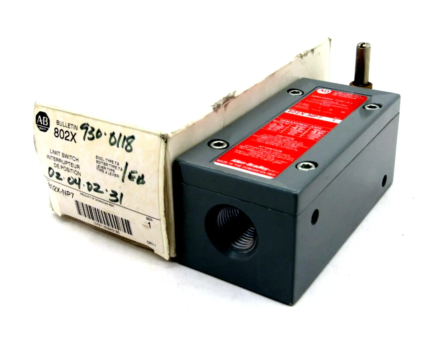NEW ALLEN BRADLEY 802X-NP7 LIMIT SWITCH 802XNP7