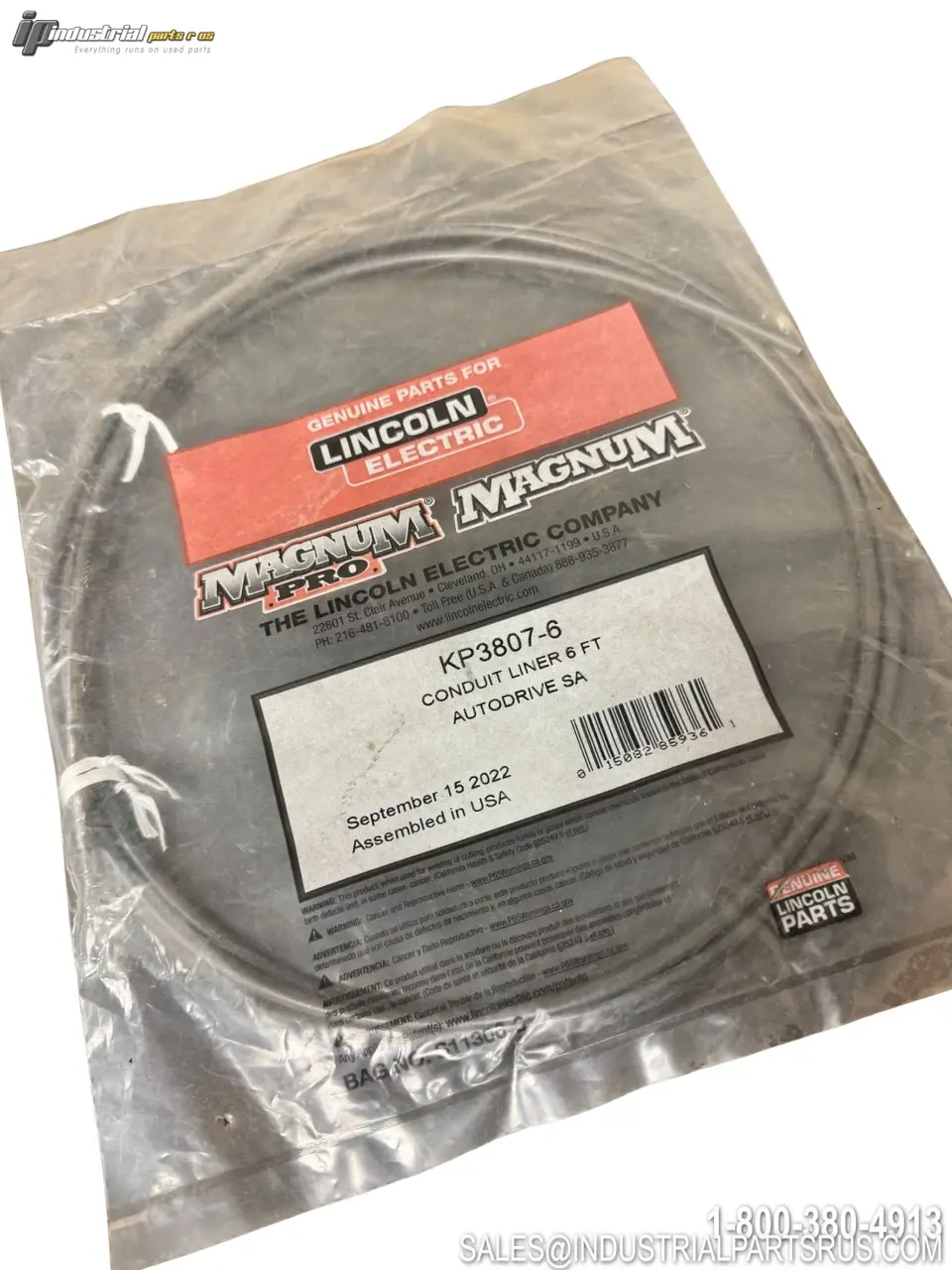 New | in-Stock LINCOLN ELECTRIC KP3807-06 Parts Kentucky US | Industrial Parts R Us Inc. #1518387