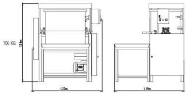 MANUFACTURAS LENIN Certified Mixer Tortilla Mixer | Harvest Equipment and Fabrication Inc (4)