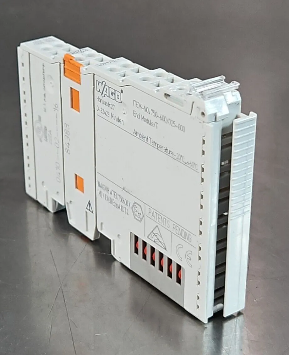 Wago 750-600/025-000 End Module. 3C-18