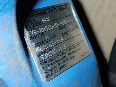 USED 2013 YASKAWA MOTOMAN MH6