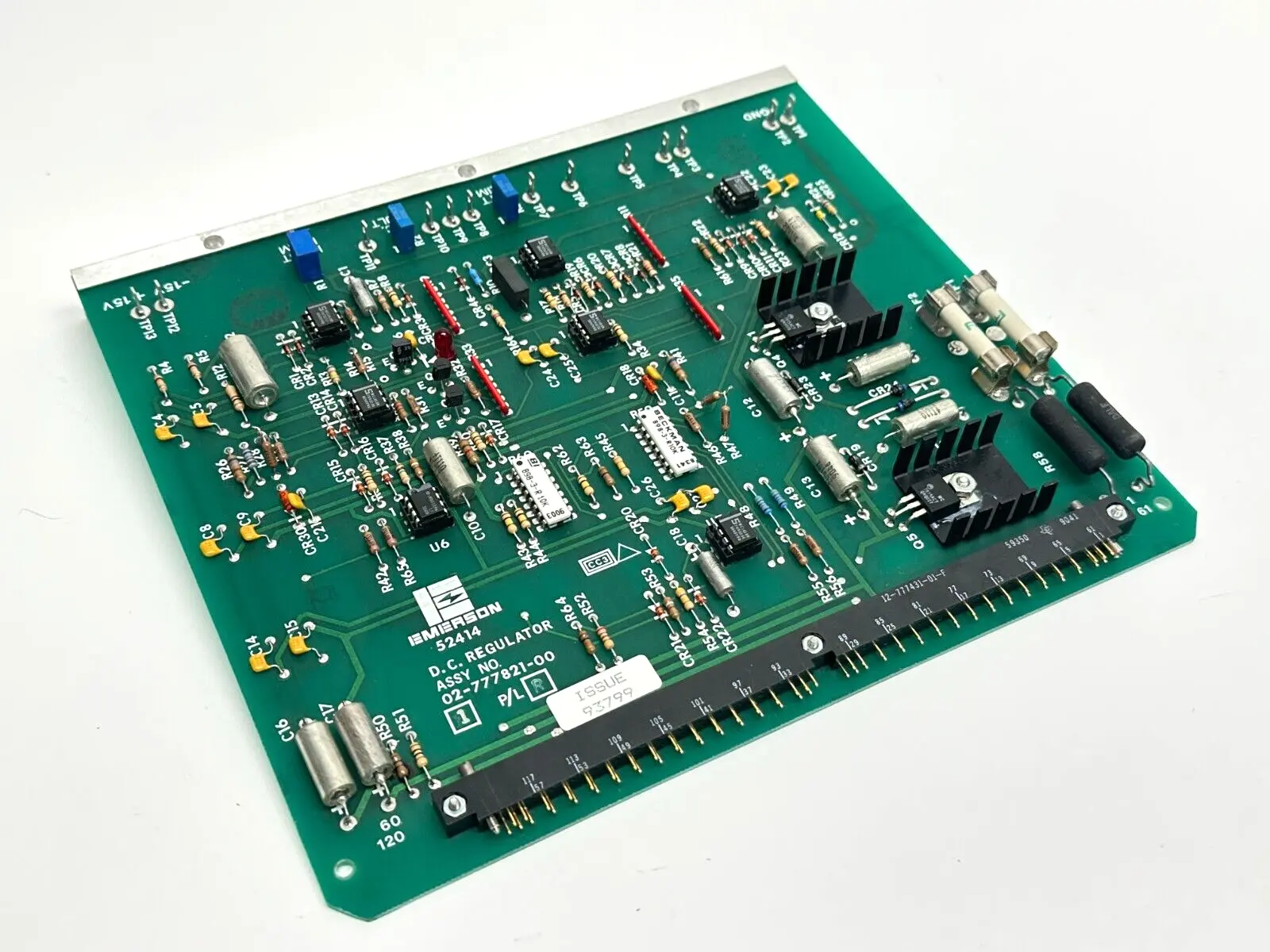 USED EMERSON D.C REGULATOR CIRCUIT BOARD