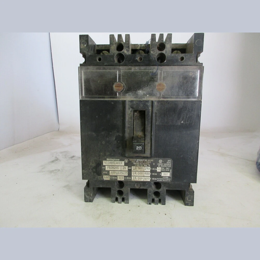 20 Amp Westinghouse 3 Pole Breaker