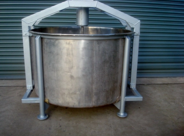 1,000L S/S Open Top Mixing Tank