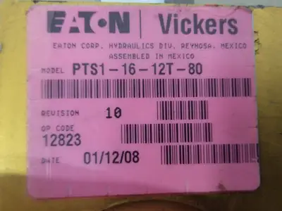 USED VICKERS PTS1-16-12T-80
