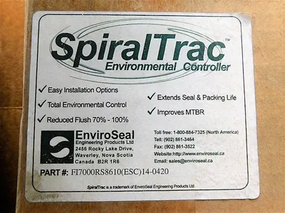 EnviroSeal SpiralTrac FI7000RS8610(ESC)14-0420 Axially Split Seal Ver.F New