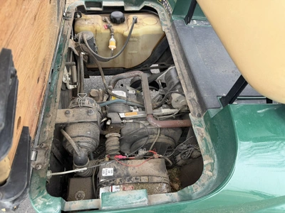 (1) 2015 E-Z-Go golf cart with a Kawasaki gas engine, does not include Club canopy, fold-down windsh...