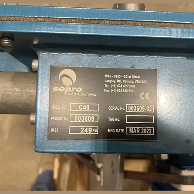 USED 2022 SEPRO MINERAL SYSTEMS C40