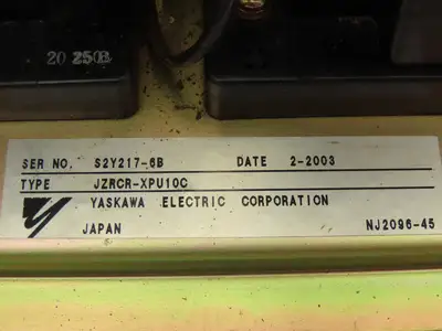 Yaskawa Electric JZRCR-XPU10C Contactor Motor Starter Assembly 25kW 3PH 660V