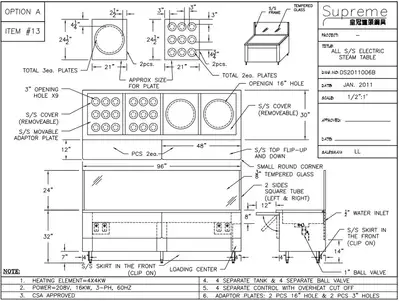 USED 2015 SUPREME FOOD EQUIPMENT SHT92