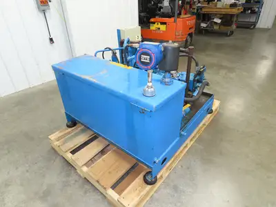Eaton Vickers Hydraulic Power Unit 45 Gallon 19 GPM 3000PSI 20Hp 230/460V 3Ph