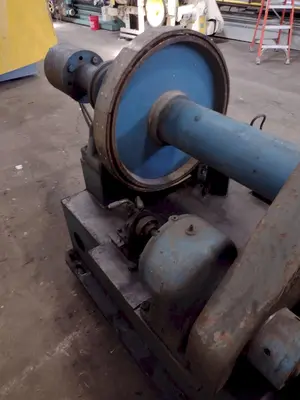 30,000 LBS X 48" YODER PULL OFF UNCOILER / COIL REEL: STOCK #16920