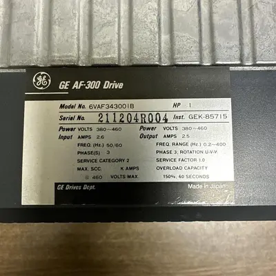 New | in-Stock GE 6VAF343001B Speed Drives Ohio US | Surplus Asset Holdings #1243028