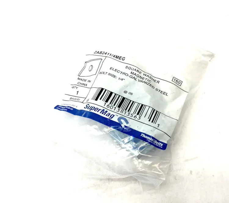New | in-Stock Thomas&Betts Square Washer Magnetic Electro-Gal. Steel Hardware Washers Michigan US | Maverick Industrial Sales #1400535