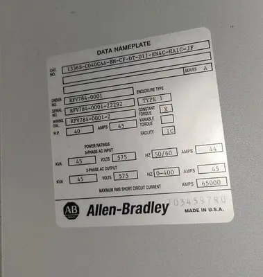 USED ALLEN-BRADLEY 1336 PLUS