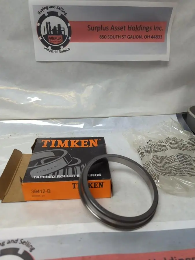 New | in-Stock TIMKEN 39412-B Industrial Controls Ohio US | Surplus Asset Holdings #1240485