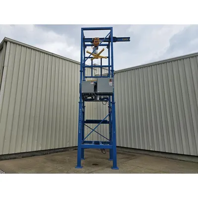 Surplus Material Transfer 4000 LB Bulk Bag Discharger Unloader food grade UNUSED