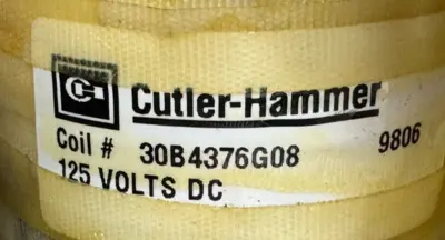 NEW CUTLER-HAMMER ME-320C CONTACTOR 125VDC ME320C
