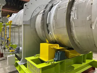 USED 2021 FEECO INTERNATIONAL INDIRECT ROTARY KILN SYSTEM