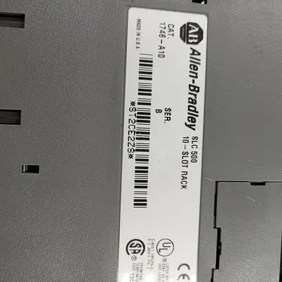 Used ALLEN BRADLEY ALLEN BRADLEY SLC 500 10 SLOT RACK 1746-A10 SER. B PLC Chassis | ND Industrial Surplus #1221284