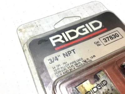 Ridgid 37830 12-R Alloy Pipe Dies 3/4″ NPT 14 TPI-RH