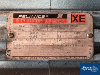 USED Readco 3.5" Readco Heavy Duty Processor, S/S, 50 HP