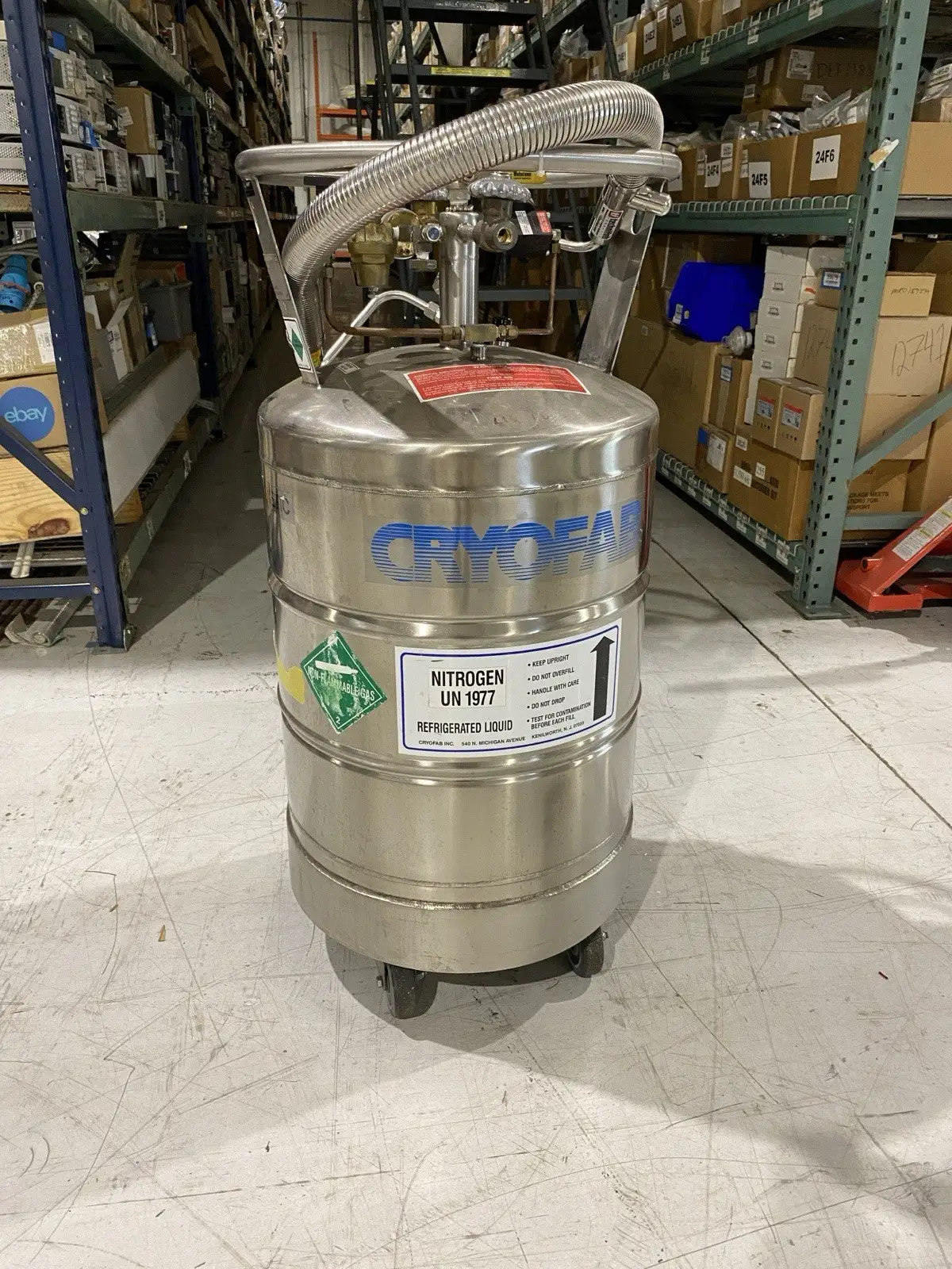 Used Cryofab CL 80/CLPB 80 LN2 Cryogenics Michigan US | Maverick Industrial Sales #1391797
